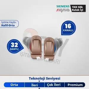 Signia 1NX Silk Kulak içi işitme Cihazı emy işitme