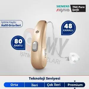 Siemens signia 7nx pure şarjlı işitme cihazı
