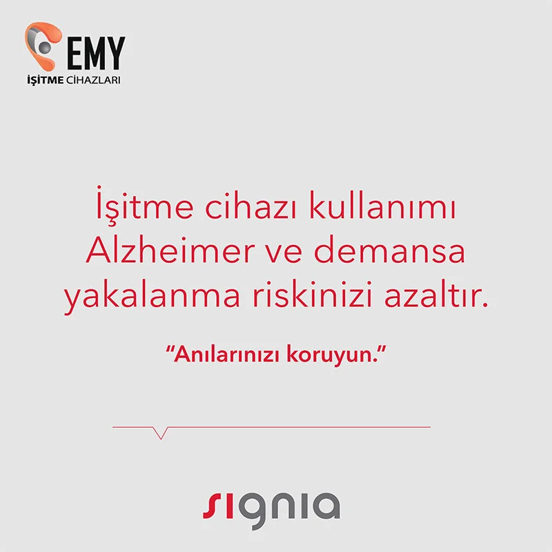 Alzheimer işitme kaybı kaynaklı olabilir emy işitme