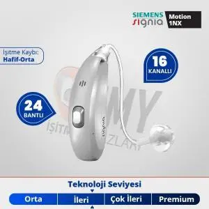 Siemens Signia Motion 1NX Şarjlı İşitme Cihazı