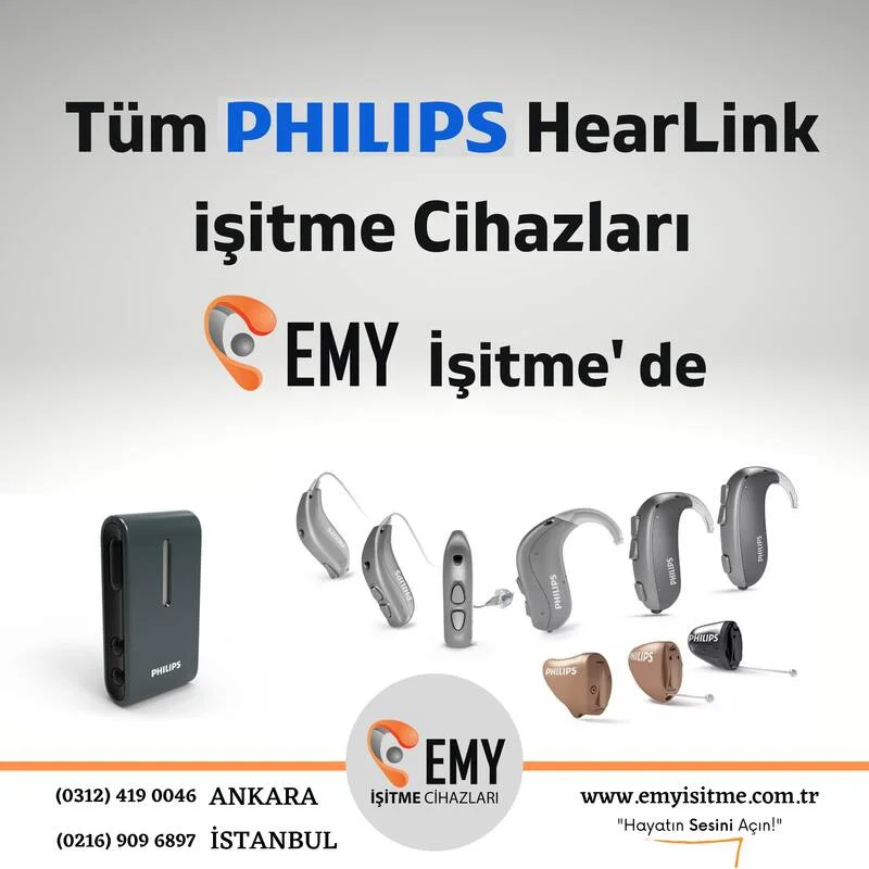 philips hearlink işitme cihazı fiyat modelleri emy işitme