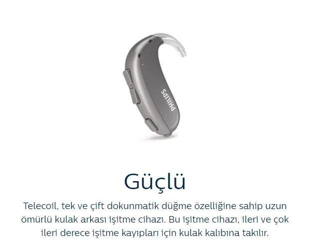philips hearlink bte kulak arkası isitme cihazi