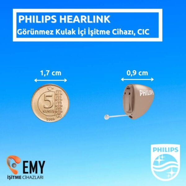 philips hearlink kulak içi görünmeyen işitme cihazı modelleri fiyatları özellikleri